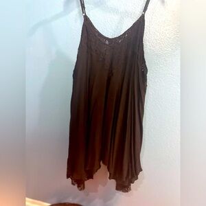 Cute black mini dress/ top